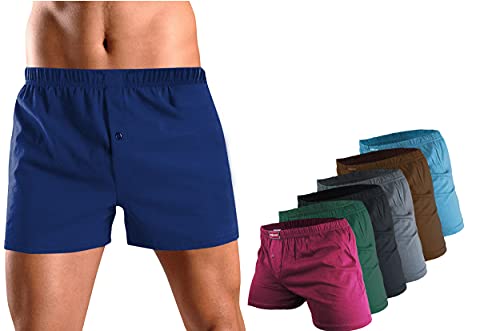 Dunkelstein Boxershorts Herren / Unterhosen Männer - Herren Unterhosen Boxershorts Unterhosen Herren Unterwäsche Herren (5200, 6 Pack 6XL) von Dunkelstein