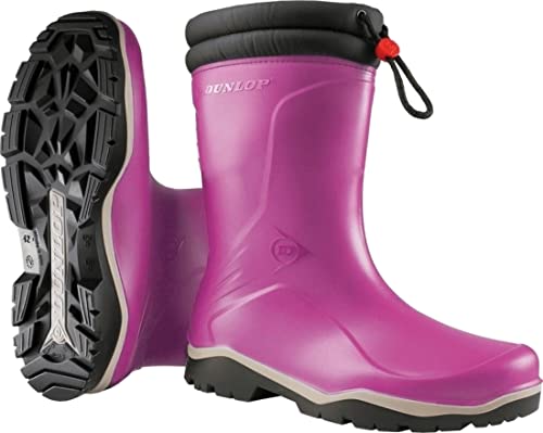 Dunlop Kids gefütterte Gummistiefel für Mädchen und Jungen (pink, 33) von BOLYDOOM