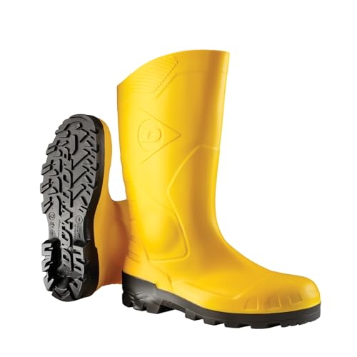 Dunlop Protective Footwear Devon full safety Unisex-Erwachsene Gummistiefel, Gelb 43 EU von DUNLOP