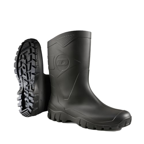 Dunlop Protective Footwear Herren Dunlop Dee Arbeitsgummistiefel, Schwarz, 44 EU von DUNLOP