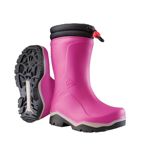 Dunlop Protective Footwear Unisex Blizzard Gef tterte Stiefel, Pink, Medium EU von DUNLOP