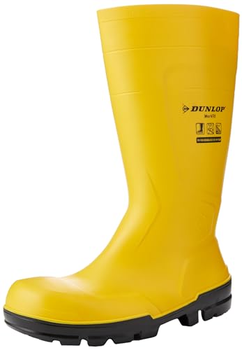 Dunlop Protective Footwear Unisex Work-It Full Safety Sicherheitsstiefel, Yellow, 47 EU von DUNLOP