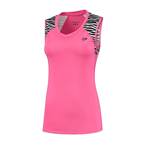 DUNLOP Damen GAME TANK TOP, Sport Tennis Trägershirt, Rosa von DUNLOP