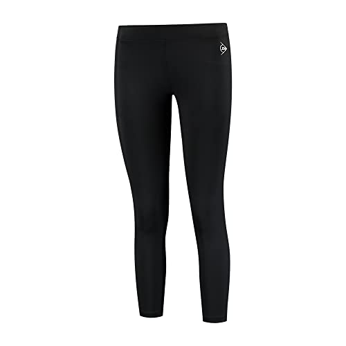 DUNLOP Damen PRACTICE LEGGING, Sport Tennis Hose, Schwarz von DUNLOP