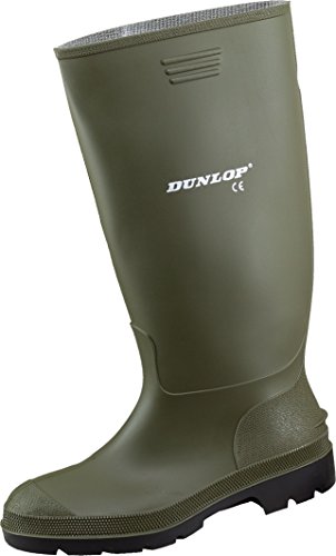 Dunlop 1907 Preismeister Oliv/schwarz, preiswerter Gummistiefel für Beruf und Freizeit (38) von DUNLOP