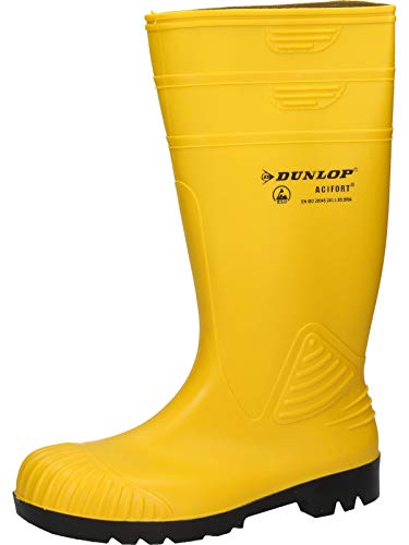 Dunlop Sicherheitsstiefel ESD Acifort gelb 41 von DUNLOP