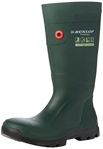 DUNLOP Unisex Field Pro Kniehohe Stiefel, grün, 40 EU von DUNLOP