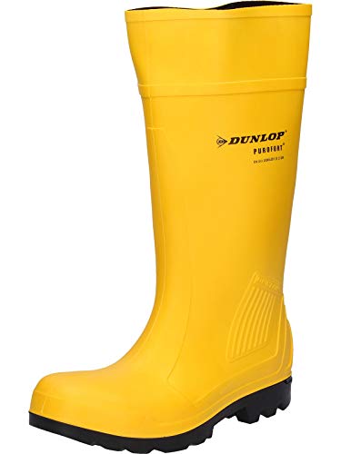 Dunlop Gummistiefel S5 CI EN345 DUC462241 Herren Stiefel, Gelb/Schwarz,EU 41 von DUNLOP