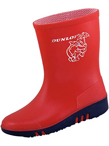 Dunlop Mini Kinder Gummistiefel Rot Gr. 25 von DUNLOP
