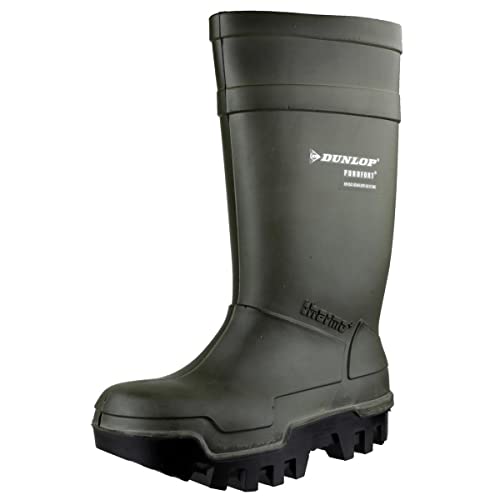 Dunlop Protective Footwear Unisex Dunlop Purofort Thermo+ Fuld sikkerhed Kurzschaft Gummistiefel, Grün, 43 EU von DUNLOP