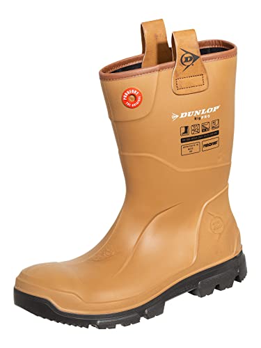 DUNLOP Unisex RigPRO Full Safety Construction Boot, Brown, 48 EU von DUNLOP