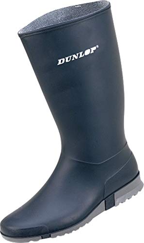 Dunlop 1612 Damen - Gummistiefel Sport Blau (37, Blau) von DUNLOP