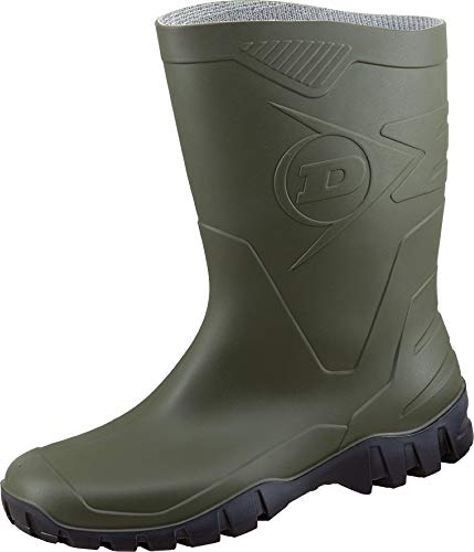 Dunlop 508 PVC Stiefel Dee halbhoch Oliv (40) von DUNLOP