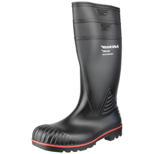 Dunlop A442031 S5 ACIF. KNIE ZWART 41, Unisex-Erwachsene Halbschaft Gummistiefel, Schwarz (Schwarz(Zwart) 00), 41 EU von DUNLOP