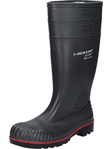 Dunlop A442631 S5 ACIF.KNIE GROEN 44, Unisex-Erwachsene Langschaft Gummistiefel, Grün (Groen) 08), 45 EU (10.5 UK) von DUNLOP