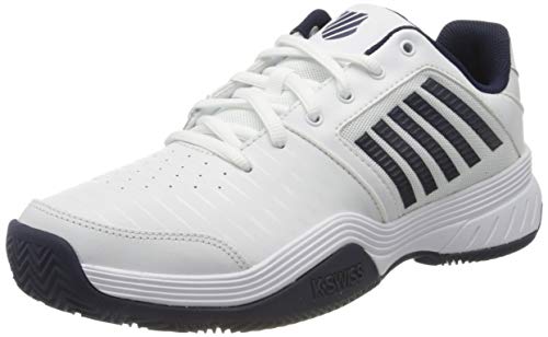 Dunlop Herren Court Express HB Sneaker, White/Navy, 45 EU von DUNLOP