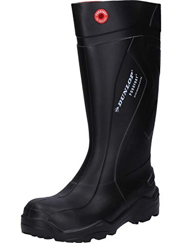 DUNLOP Herren Purofort+ Sicherheits-Gummistiefel, Schwarz von DUNLOP