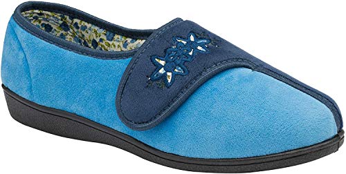 Dunlop Ladies Slipper Honor II MTO - Navy - UK 3 von DUNLOP