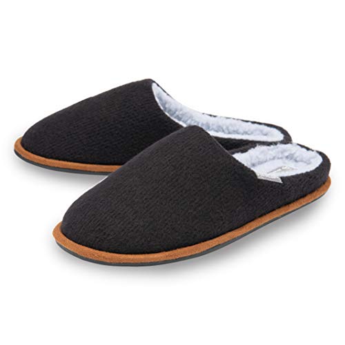 Dunlop Mens Julian Mule Slippers MTO - Black - UK 9 von DUNLOP