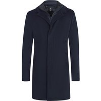 Duno Daunengefüllter Kurzmantel aus Tech-Wolle mit heraustrennbarer Steppblende in 50 von Duno