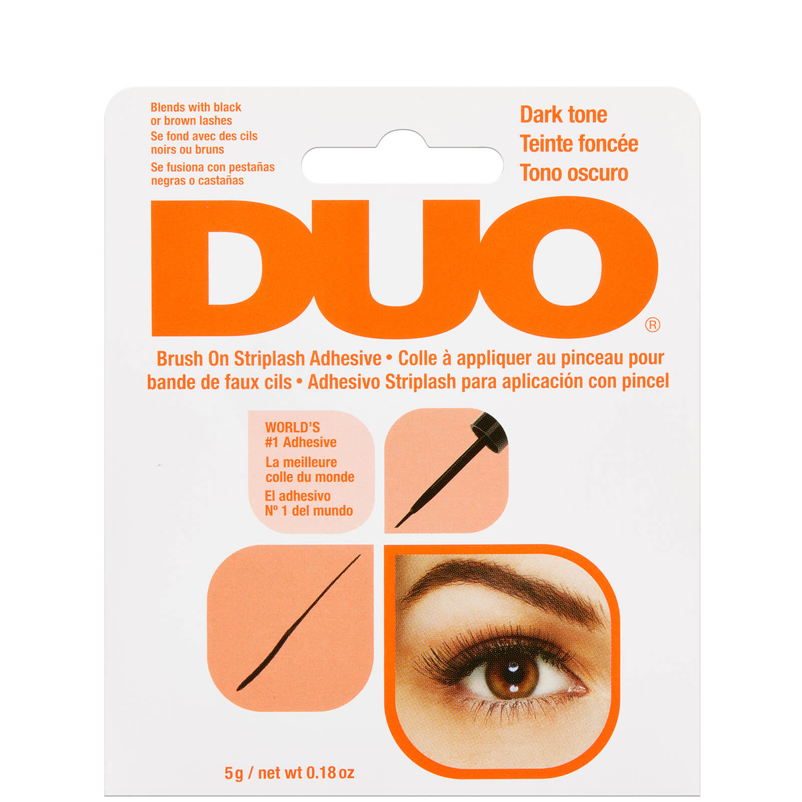 Duo Brush On Striplash Adhesive - Black (5g) von DUO