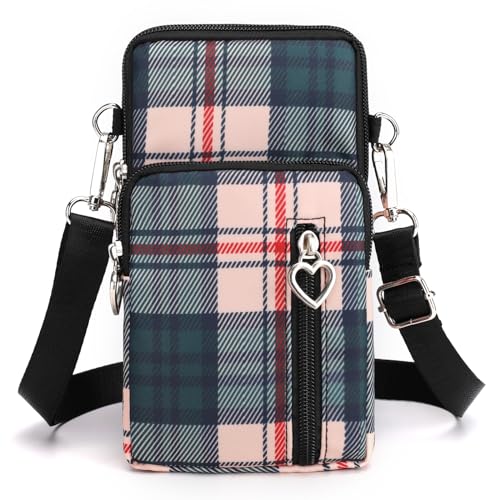 DuoLmi Umhängetasche Damen Klein, Crossbody Tasche für Damen, Nylon Handy Mini-Tasche Kleine Schultertasche Multifunktionale Handytasche, Handytasche zum Umhängen Damen DuoLmi Umhängetasche Damen Klein, Crossbody Tasche für Damen, Nylon Handy Mini-Tasche Kleine Schultertasche Multifunktionale Handytasche, Handytasche zum Umhängen Damen von DuoLmi
