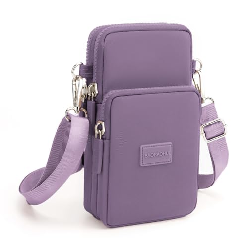 DuoLmi Umhängetasche Damen Klein, Crossbody Tasche für Damen, Nylon Handy Mini-Tasche Kleine Schultertasche Multifunktionale Handytasche, Handytasche zum Umhängen Damen von DuoLmi