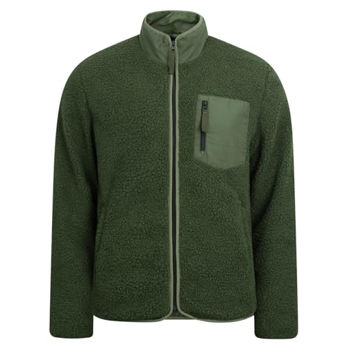 Duohropke KuschelFleece Pullover für Herren Sweatshirt mit Teddyfell Kuschelpulli Flauschig Teddyfleece Kapuzenpullover Kuschelpullover Oversize Warm Teddy Pullover mit Kapuze Flauschige Kapuzenpulli von Duohropke