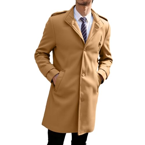 Duohropke Mantel Herren Lang Herbstmantel Slim Fit Wintermantel Business Trenchcoat Freizeit Umlegekragen Übergangsmantel Große Größen Bequeme Herrenmantel Lange Winterjacke Oberbekleidung Duohropke Mantel Herren Lang Herbstmantel Slim Fit Wintermantel Business Trenchcoat Freizeit Umlegekragen Übergangsmantel Große Größen Bequeme Herrenmantel Lange Winterjacke Oberbekleidung von Duohropke