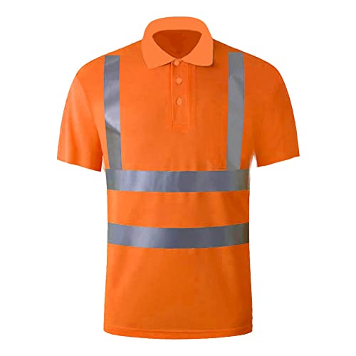 Duohropke Profi Warnschutz T-Shirt Kurzarm Arbeitsshirt Arbeits warnshirt reflektierende Zonen Warnshirt Arbeitshemd orange oder gelb Duohropke Profi Warnschutz T-Shirt Kurzarm Arbeitsshirt Arbeits warnshirt reflektierende Zonen Warnshirt Arbeitshemd orange oder gelb von Duohropke