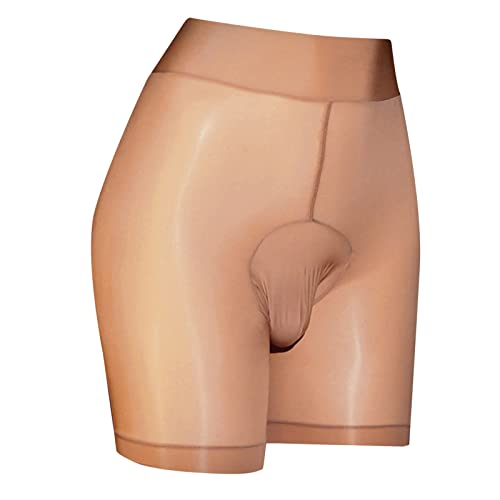 Duohropke Unterhosen Herren Boxer Shorts Slips Herren Boxershorts Herren Locker Latex Hose Lack Und Leder Sexy Männer Latex Slip Mit Plug Herren Tanga Männer Sexy von Duohropke