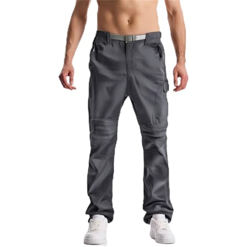 Duohropke Wanderhose Herren Cargohose Convertible Shorts Schnelltrocknend Outdoorhose Zip Off Berghose Chino Hose Trekkinghose Kletterhose Gehende Reiten Funktionshose Bundhose Jagdhose von Duohropke