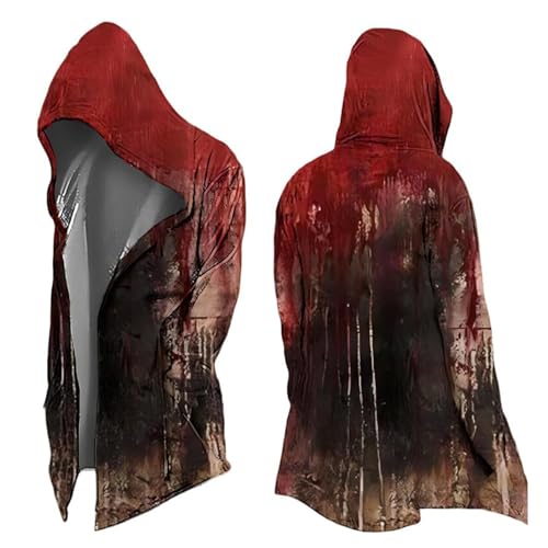 Duohropke Wikinger Kapuzenpulli Herren Mittellang Frühling Herbst Strickjacke Cosplay Kostüm Mit Kapuze 3D Gedruckt Cooler Mantel Biker Jacke Sweatshirt Sweatjacke Freizeitjacke Motorradjacke Duohropke Wikinger Kapuzenpulli Herren Mittellang Frühling Herbst Strickjacke Cosplay Kostüm Mit Kapuze 3D Gedruckt Cooler Mantel Biker Jacke Sweatshirt Sweatjacke Freizeitjacke Motorradjacke von Duohropke
