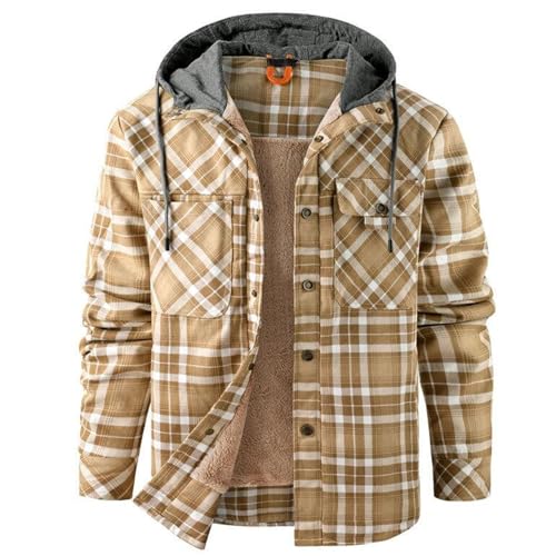 Holzfäller Thermohemd Herren Gefüttert Mit Kapuze Karierte Teddy-Fleece Flanellhemd Langarm Zipper Karierthemd Kapuzenhemd Hemdjacke Holzfällerhemd Thermo Arbeitshemd Sport Jacken Kapuzenpullover Holzfäller Thermohemd Herren Gefüttert Mit Kapuze Karierte Teddy-Fleece Flanellhemd Langarm Zipper Karierthemd Kapuzenhemd Hemdjacke Holzfällerhemd Thermo Arbeitshemd Sport Jacken Kapuzenpullover von Duohropke