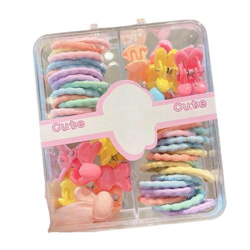 DuomaiJJ Kinder-Haarschmuck 2 Kisten Süße Haarband Gummiband Hair Clip Kleiner -set High Elastic Seil-3 DuomaiJJ Kinder-Haarschmuck 2 Kisten Süße Haarband Gummiband Hair Clip Kleiner -set High Elastic Seil-3 von DuomaiJJ