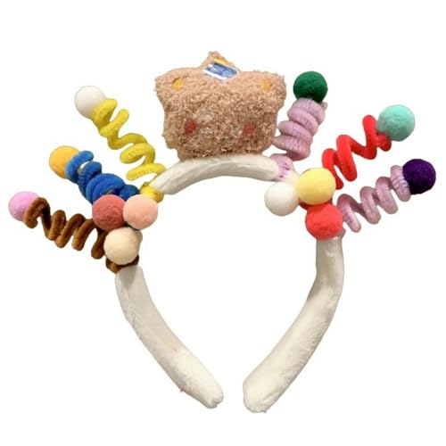 DuomaiJJ Kinder-Haarschmuck 2 Stücke Spaß Blumenstangen Kopfband Mädchen Geburtstagsfeier Kopfschmuck-kaffeefarbe DuomaiJJ Kinder-Haarschmuck 2 Stücke Spaß Blumenstangen Kopfband Mädchen Geburtstagsfeier Kopfschmuck-kaffeefarbe von DuomaiJJ