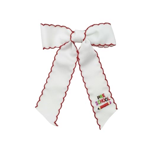 DuomaiJJ Kinder-Haarschmuck 2-pack Süße Gestickte Schmetterlingshaarnadel Mit Welligen Bandzubehör-weiß 3 DuomaiJJ Kinder-Haarschmuck 2-pack Süße Gestickte Schmetterlingshaarnadel Mit Welligen Bandzubehör-weiß 3 von DuomaiJJ