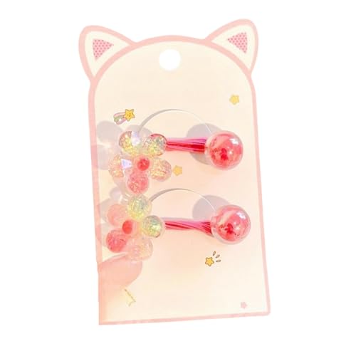 DuomaiJJ Kinder-Haarschmuck 3 Paare Glänzende Kinderhaarseile Girl's Hair Accessoires Ponytail Haarring Hochelastisches Gummiband-rose Rot 2 DuomaiJJ Kinder-Haarschmuck 3 Paare Glänzende Kinderhaarseile Girl's Hair Accessoires Ponytail Haarring Hochelastisches Gummiband-rose Rot 2 von DuomaiJJ