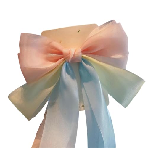 DuomaiJJ Kinder-Haarschmuck Pack Von 4 Kontrastfarben Ribbon Kopfschmutz-rosa Gelbblau DuomaiJJ Kinder-Haarschmuck Pack Von 4 Kontrastfarben Ribbon Kopfschmutz-rosa Gelbblau von DuomaiJJ