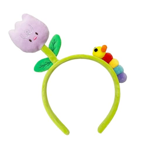 DuomaiJJ Kinder-Haarschmuck Packung Mit 3 Raupenblume Süßes Stirnband Grüne Haarnadelkopfschmuck-lila Blume DuomaiJJ Kinder-Haarschmuck Packung Mit 3 Raupenblume Süßes Stirnband Grüne Haarnadelkopfschmuck-lila Blume von DuomaiJJ