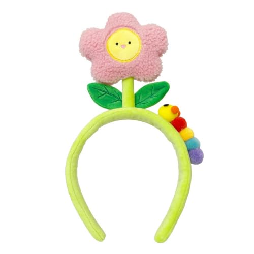 DuomaiJJ Kinder-Haarschmuck Packung Mit 3 Raupenblume Süßes Stirnband Grüne Haarnadelkopfschmuck-rosa DuomaiJJ Kinder-Haarschmuck Packung Mit 3 Raupenblume Süßes Stirnband Grüne Haarnadelkopfschmuck-rosa von DuomaiJJ
