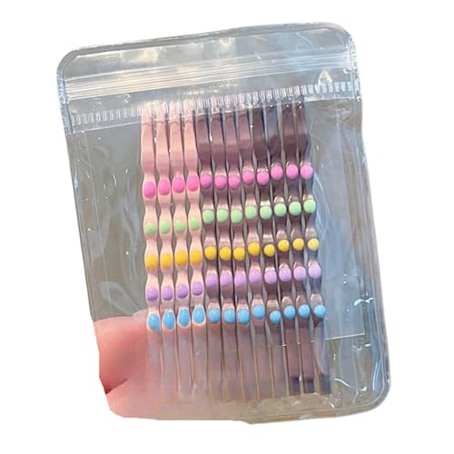 DuomaiJJ Kinder-Haarschmuck Packung Mit 4 Süßigkeitenfarben -tupfen -dot -haarclip Für Mädchen Pony Und Seitenclips-kaffeefarbe von DuomaiJJ