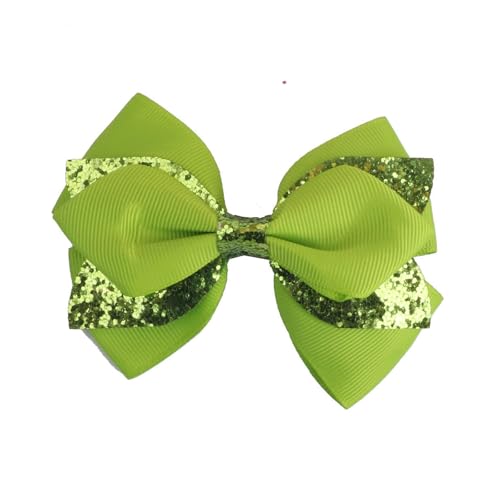 DuomaiJJ Kinder-Haarschmuck Packung Von 4 Kindern Big Bogen Süßes Und Mädchen Haarnadel Glitzer Haarzubehör Accessoires-hellgrün DuomaiJJ Kinder-Haarschmuck Packung Von 4 Kindern Big Bogen Süßes Und Mädchen Haarnadel Glitzer Haarzubehör Accessoires-hellgrün von DuomaiJJ
