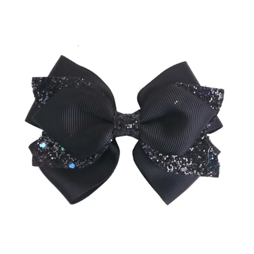 DuomaiJJ Kinder-Haarschmuck Packung Von 4 Kindern Big Bogen Süßes Und Mädchen Haarnadel Glitzer Haarzubehör Accessoires-schwarz DuomaiJJ Kinder-Haarschmuck Packung Von 4 Kindern Big Bogen Süßes Und Mädchen Haarnadel Glitzer Haarzubehör Accessoires-schwarz von DuomaiJJ