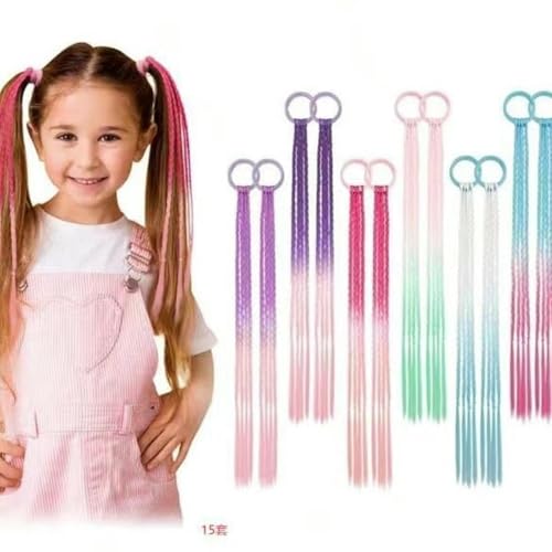 DuomaiJJ Kinder-Haarschmuck Sechs Paare Farbenfrohe Kinder Verdrehte Haarring -gradient Perückenblätter-gemischte Farbe DuomaiJJ Kinder-Haarschmuck Sechs Paare Farbenfrohe Kinder Verdrehte Haarring -gradient Perückenblätter-gemischte Farbe von DuomaiJJ