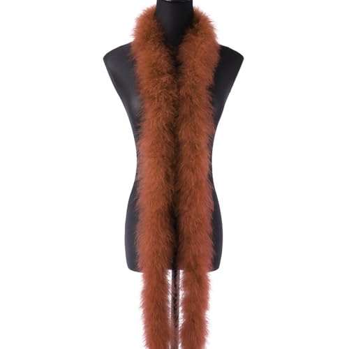 2m 8cm Federboa Truthahnfedern Boa,Flauschige Plüsch-Feder Boa Federstola Federschal Federgirlande für Weihnachtsbaum Hochzeit Basteln Burlesque Karneval Party 20er Jahre Kostüm Deko,ca. 20g Braun 2m 8cm Federboa Truthahnfedern Boa,Flauschige Plüsch-Feder Boa Federstola Federschal Federgirlande für Weihnachtsbaum Hochzeit Basteln Burlesque Karneval Party 20er Jahre Kostüm Deko,ca. 20g Braun von Duories