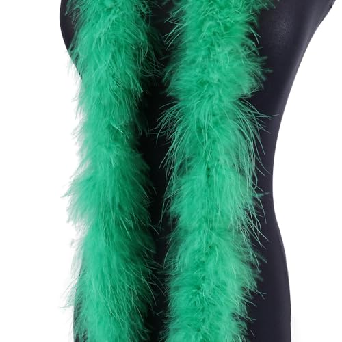 2m Federboa Truthahnfedern Boa,Flauschige Plüsch-Feder Boa Federstola Federschal Federgirlande für Weihnachtsbaum Hochzeit Basteln Burlesque Karneval Party 20er Jahre Kostüm Deko,ca. 15g Dunkelgrün 2m Federboa Truthahnfedern Boa,Flauschige Plüsch-Feder Boa Federstola Federschal Federgirlande für Weihnachtsbaum Hochzeit Basteln Burlesque Karneval Party 20er Jahre Kostüm Deko,ca. 15g Dunkelgrün von Duories