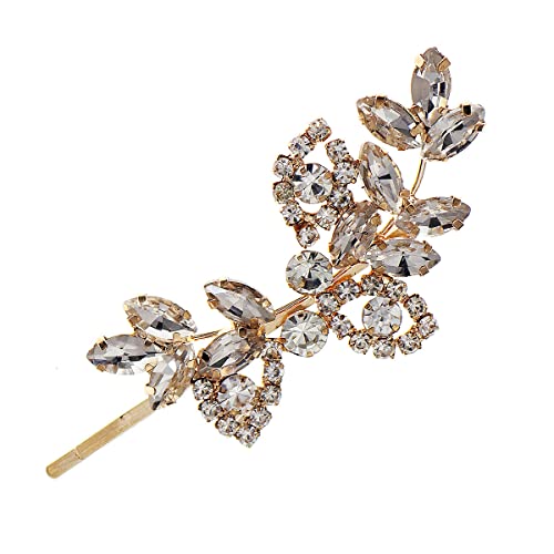 Strass-haarspangen,haarspangen glitzer,haar diamant,haarspangen damen,haarspange glitzer,haarnadeln strass,Haarspangen,Kristall-Haarnadel für Frauen,Diamant Haarspange,Gold von Duories