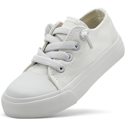 Duovodu Kinder Turnschuhe Jungen Segeltuchschuhe Mädchen Canvas Sneaker Unisex Freizeitschuhe Klassische Verstellbare Riemen Sportschuhe von Duovodu