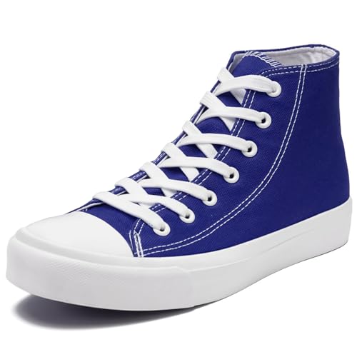 Duovodu Kinder Turnschuhe Mädchen Jungen High-Top Segeltuchschuhe Sneakers Klassische Verstellbare Riemen Canvas Walking Sportschuhe von Duovodu